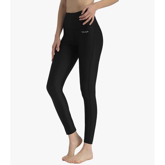 Ubestyle UPF 50+ High Waist Women's Swim Pants Swim Leggings Size XXXL - Picture 1 of 6